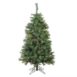 Northlight 5' Pre-Lit Canyon Pine Artificial Christmas Tree - Clear Lights