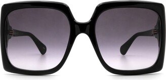 Gg0876s Shiny Black Sunglasses