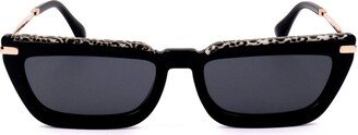 Rectangular Frame Sunglasses-BH
