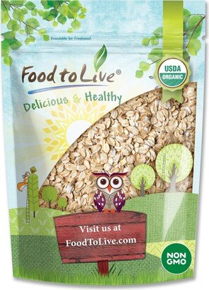 Organic Gluten-Free Regular Rolled Oats - 100% Whole Grain, Non-Gmo, Vegan, Bulk