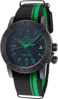 Glycine Airman Worldtimer Watch-AB