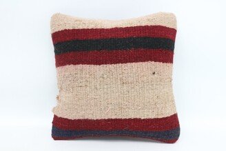 Turkish Pillow, Kilim Pillow Covers, Antique Pillows, Beige Cushion Case, Striped Mother Of The Bride Gift 2421