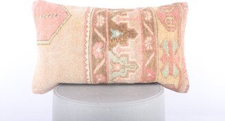 Turkish Kilim Pillow, Handwoven Lumbar Decorative Throw Home Decor, Turkey Sofa Accent Cushion Cover