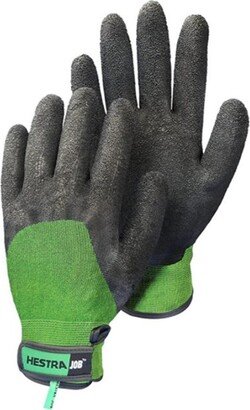 Gardening Work: Men's Rayon Garden Gloves, Black/Green