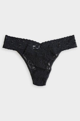 Lace Original Thong in Black