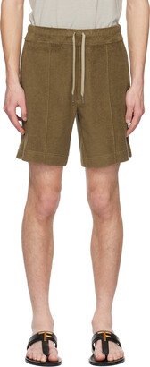 Brown Towelling Shorts