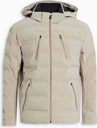 Aztech Quilted hooded down ski jacket