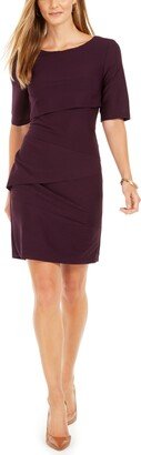 Petite Textured Sheath Dress