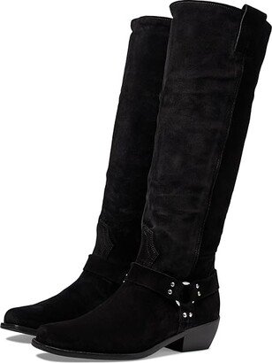 Lockhart Harness Boot (Black Suede) Women's Shoes