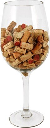 True Brands True Big Bordeaux Glass Cork Holder