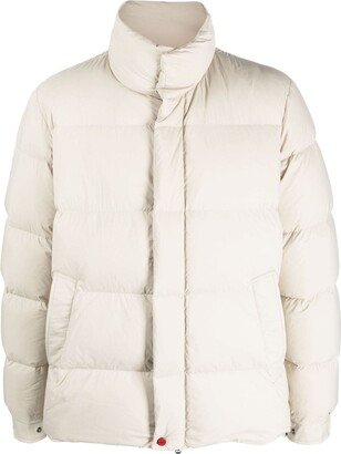 Funnel-Neck Padded Jacket-AJ