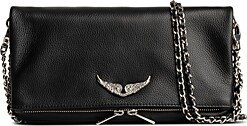 Rock Swing Your Wings Leather Clutch Bag