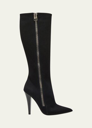 105mm Canvas Knee-Length Boots