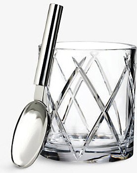 Olann Crystal ice Bucket and Scoop