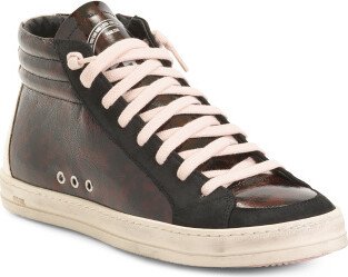TJMAXX Leather Star High Top Sneakers For Women