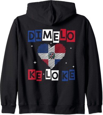 Dominican Republic Poloche for girls and men gift Dominican Republic Flag Dimelo Ke Lo Ke Dominicana Zip Hoodie