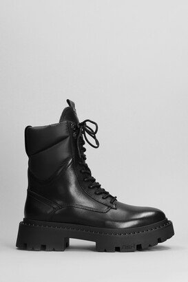 Gotta Combat Boots In Black Leather