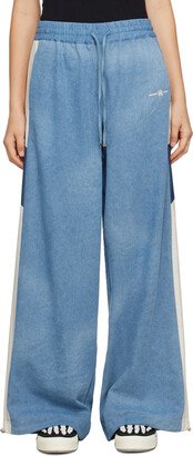 Blue M.A. Track Pants