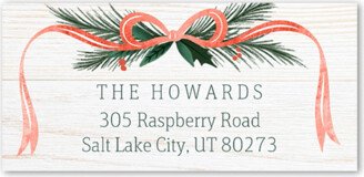 Address Labels: Foliage Streamers Address Label, White, Address Label, Matte