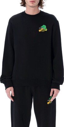 Logo Printed Crewneck Sweatshirt-DA