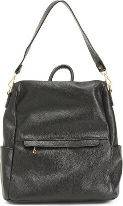 TJMAXX Leather Convertible Backpack