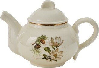 Park Designs Wintertime Teapot - Off-White