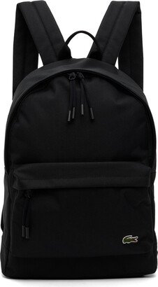 Black Zip Backpack