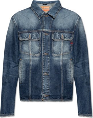 ‘D-BARCY-S’ Denim Jacket - Blue