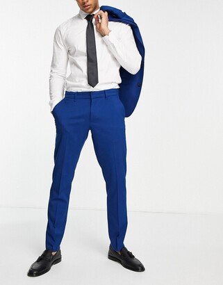 slim suit pants in indigo