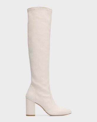 Yuliana Leather Knee Boots-AA