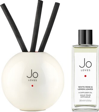 Jo Loves White Rose & Lemon Leaves A Fragrance Diffuser