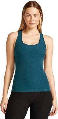 Spacedye Step Up Racerback Tank (Blue Gem Heather) Women's Clothing