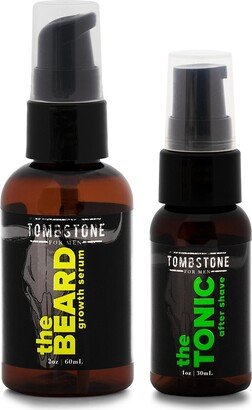 Tombstone for Men 2-Piece Beard Growth Serum & Tonic Aftershave Set