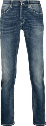 Faded-Effect Skinny Jeans-AB