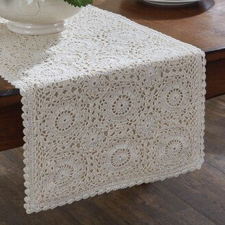 Park Designs Lace Table Runner - 54L - Cream