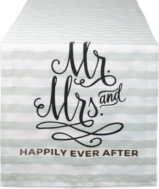 Mr. Mrs. Table Runner 14