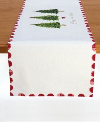 Tableau Holiday Tree Table Runner, 72