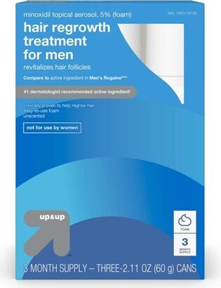 Foam Hair Regrowth Treatment For Men - 2.11oz/3ct - up & up™