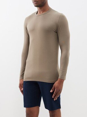 Long-sleeved Modal-blend Pyjama Top-AA