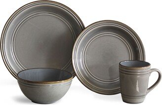 Allure 16 Piece Dinnerware Set, Service for 4