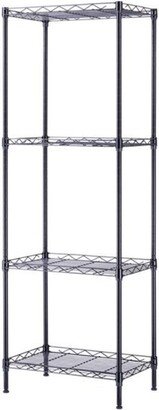 4-Tier Wire Shelving Unit Metal Storage Rack