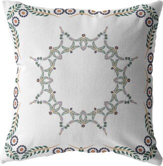 Amrita Sen Designs Amrita Sen Wildflower Star Indoor Outdoor Pillow Zip