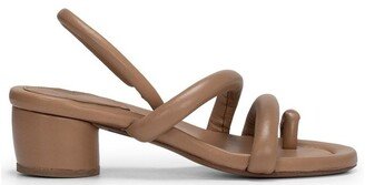 Slingback Crossover Strap Sandals