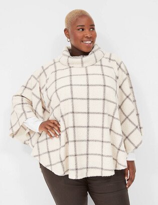 Relaxed Cowlneck Pullover Poncho