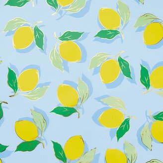 Punch Studio Wrap Lemons Blue/Yellow