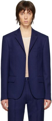 Navy Buttonless Blazer