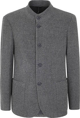 Single-Breasted Straight Hem Blazer