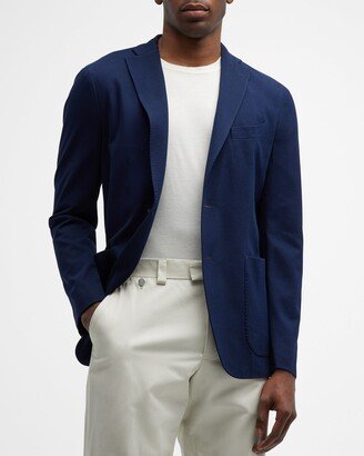 Men's Pique Jersey Blazer