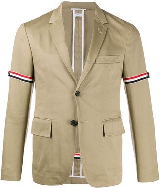 Unconstructed Grosgrain Armband Sport Coat