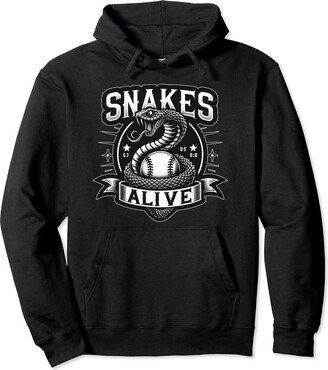 Baseball Apparel Co Snakes Alive Baseball Pullover Hoodie